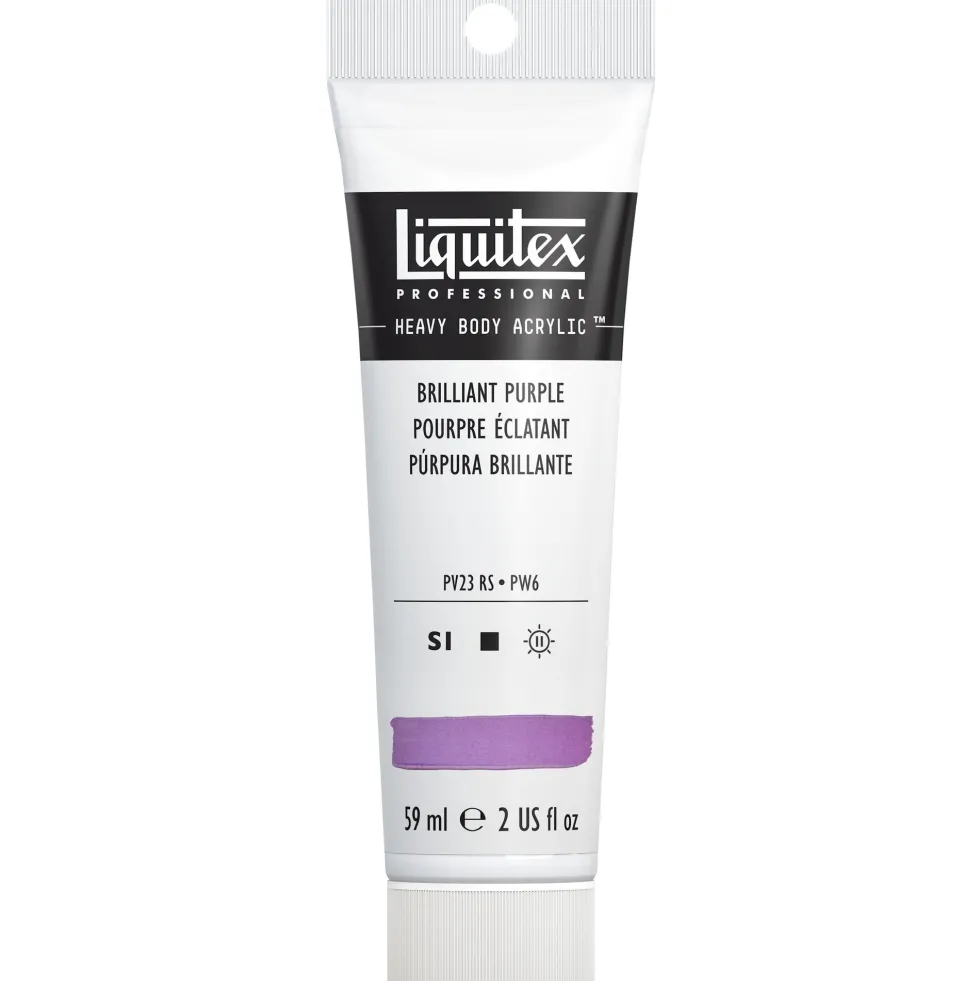 Farba akrylowa Heavy Body - Liquitex - Brilliant Purple, 59 ml