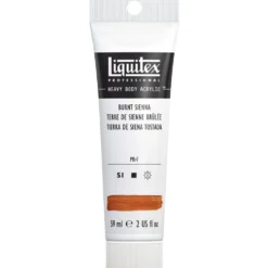Farba akrylowa Heavy Body - Liquitex - Burnt Sienna, 59 ml