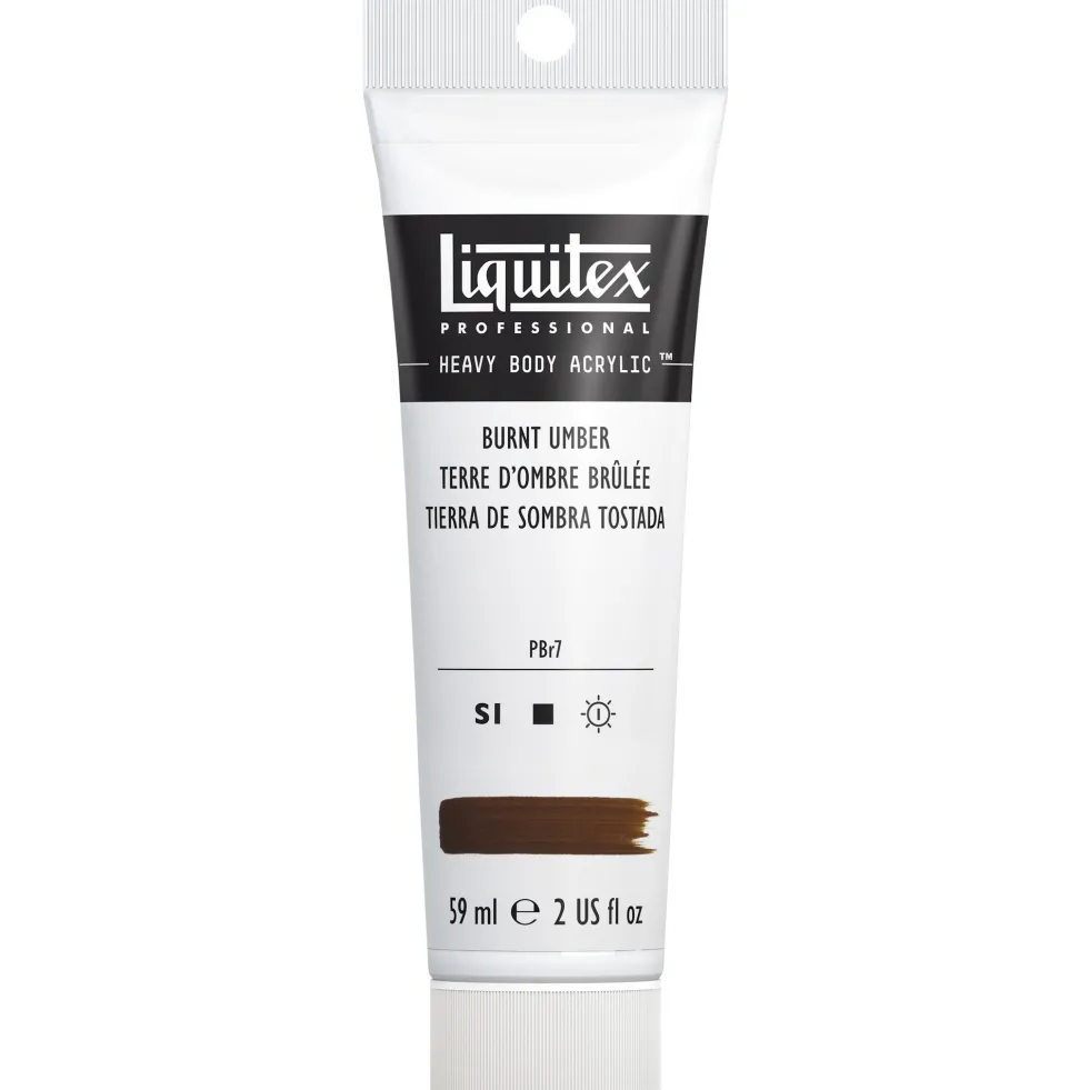Farba akrylowa Heavy Body - Liquitex - Burnt Umber 59 ml