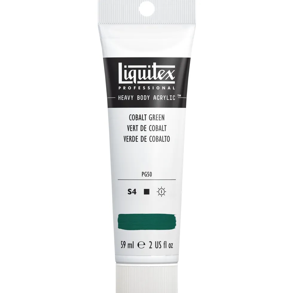 Farba akrylowa Heavy Body - Liquitex - Cobalt Green, 59 ml