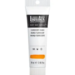 Farba akrylowa Heavy Body - Liquitex - Fluorescent Orange, 59 ml