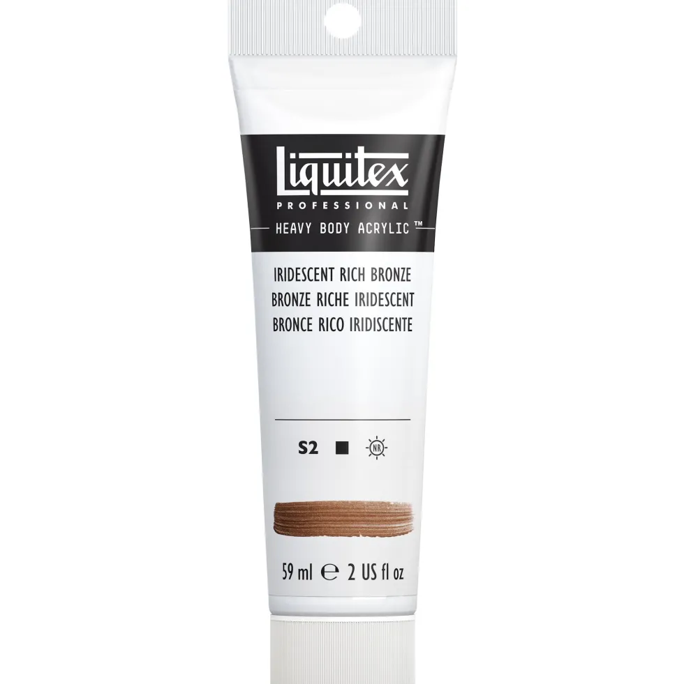 Farba akrylowa Heavy Body - Liquitex - Iridescent Rich Bronze, 59 ml