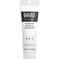 Farba akrylowa Heavy Body - Liquitex - Iridescent White, 59 ml