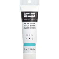 Farba akrylowa Heavy Body - Liquitex - Light Blue Permanent, 59 ml