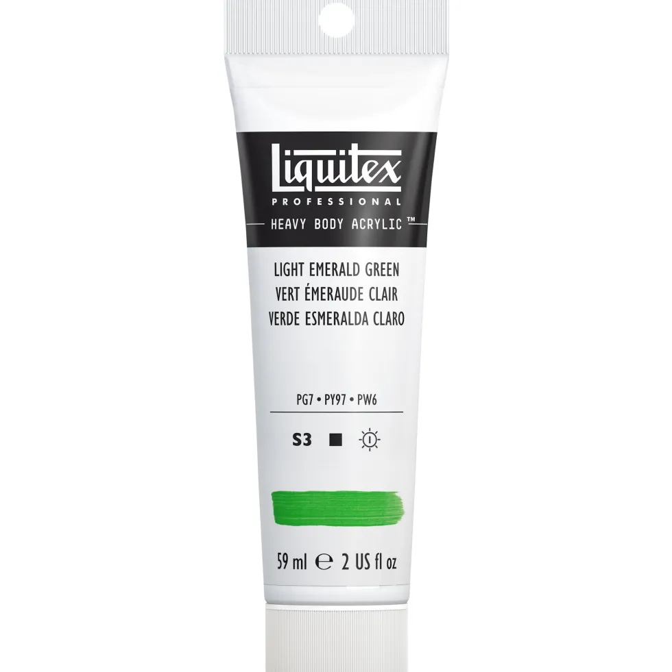 Farba akrylowa Heavy Body - Liquitex - Light Emerald Green, 59 ml
