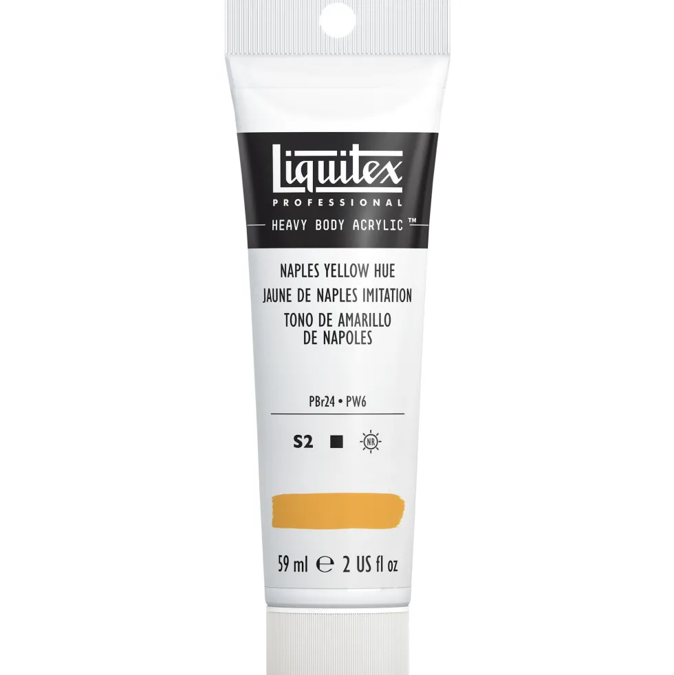 Farba akrylowa Heavy Body - Liquitex - Naples Yellow Hue, 59 ml