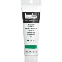Farba akrylowa Heavy Body - Liquitex - Transparent Viridian Hue, 59 ml