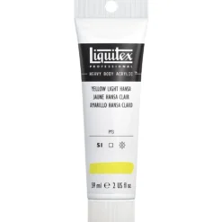 Farba akrylowa Heavy Body - Liquitex - Yellow Light Hansa, 59 ml