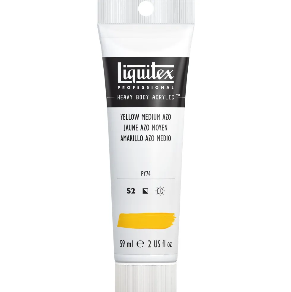 Farba akrylowa Heavy Body - Liquitex - Yellow Medium Azo, 59 ml