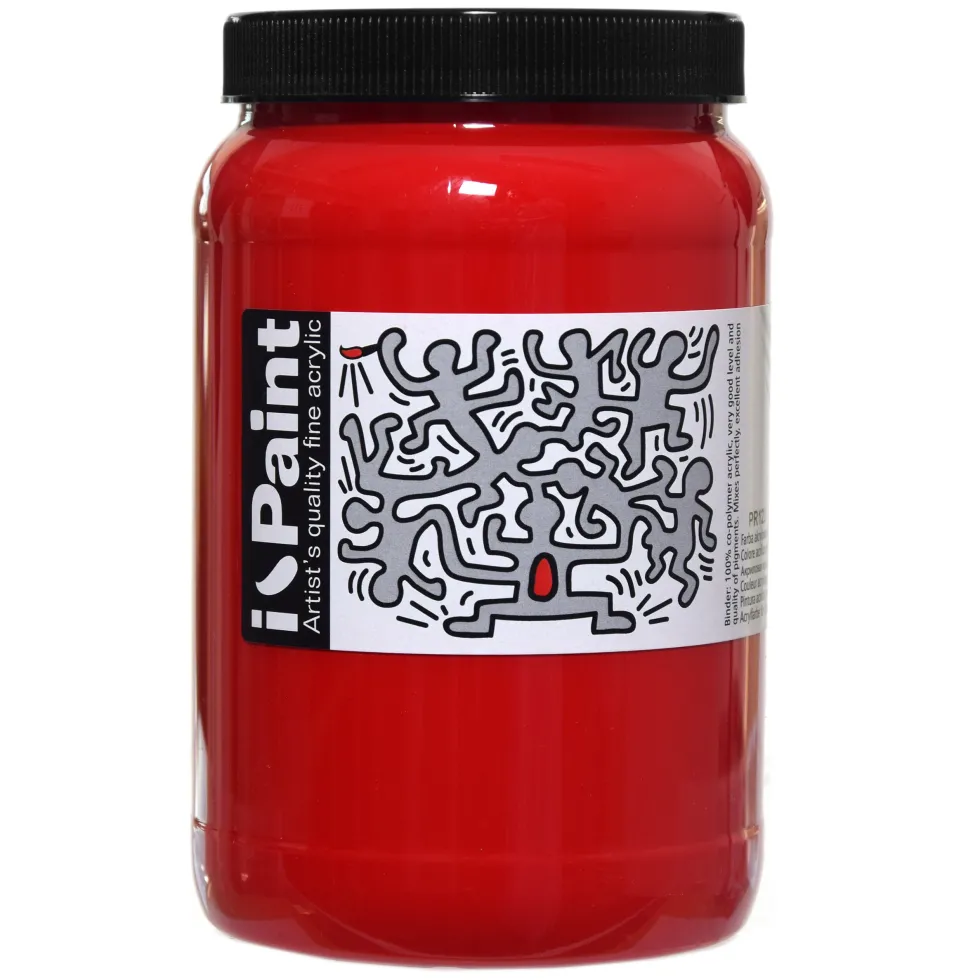 Farba akrylowa I-Paint - Renesans - 05, cadmium red, 500 ml