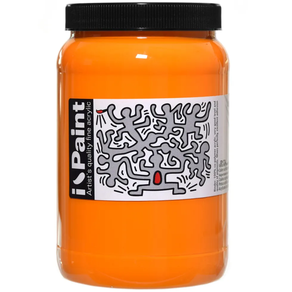 Farba akrylowa I-Paint - Renesans - 04, cadmium yellow, 500 ml
