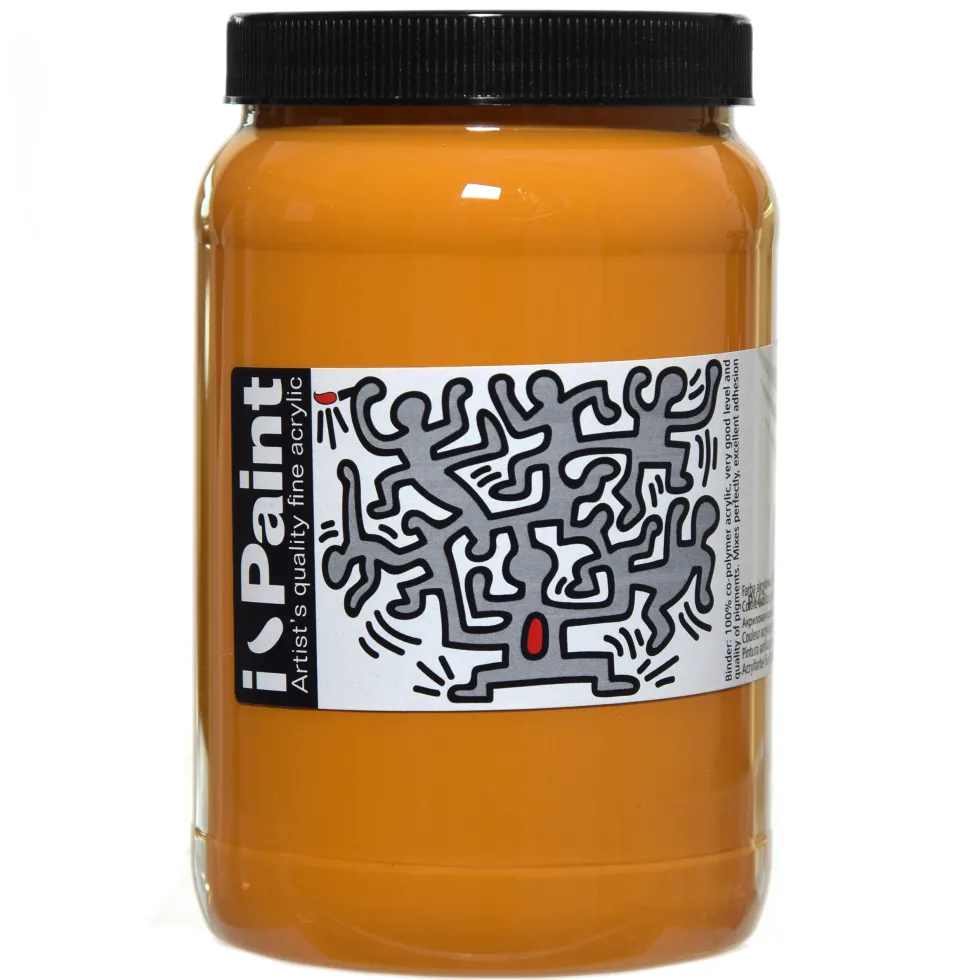 Farba akrylowa I-Paint - Renesans - 12, raw sienna, 500 ml