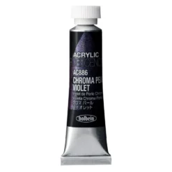 Farba akrylowa Iridescence Acrylic - Holbein - 886, Chroma Pearl Violet, 5 ml