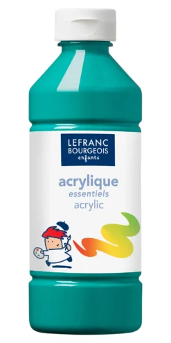 Farba akrylowa - Lefranc & Bourgeois - ciemnozielona, 500 ml