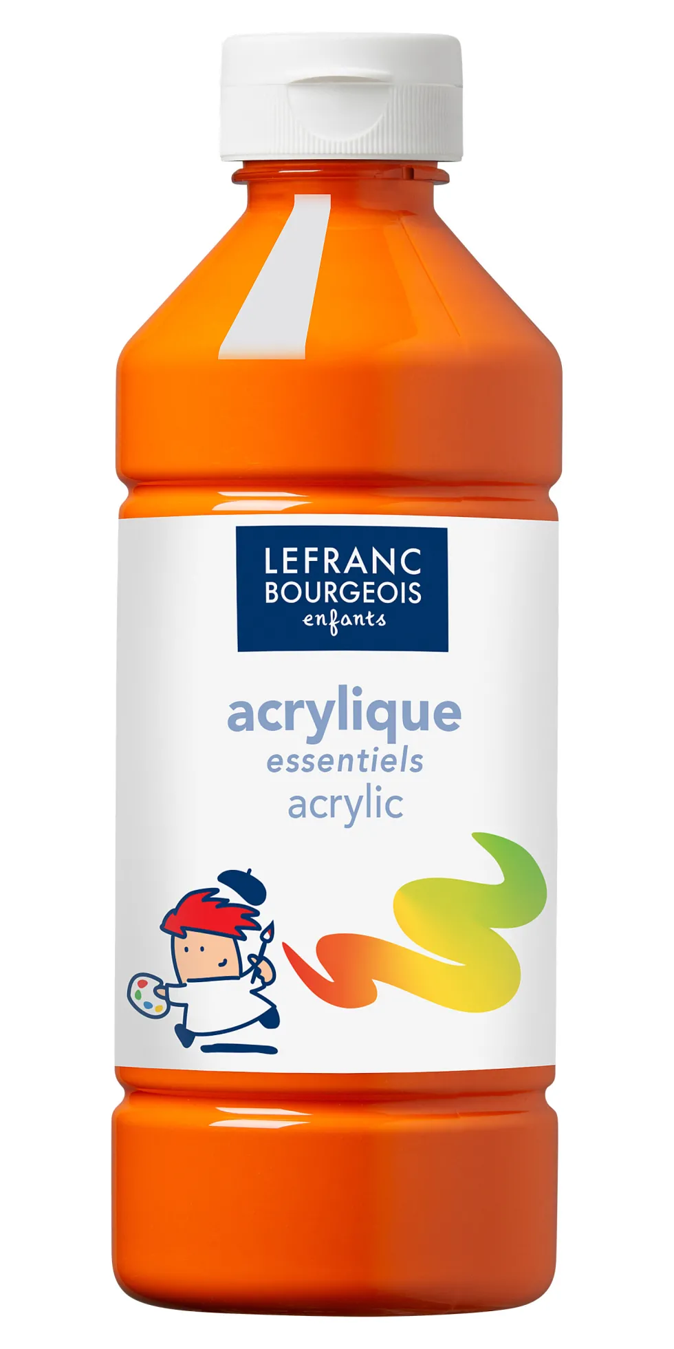 Farba akrylowa - Lefranc & Bourgeois - pomarańczowa, 500 ml