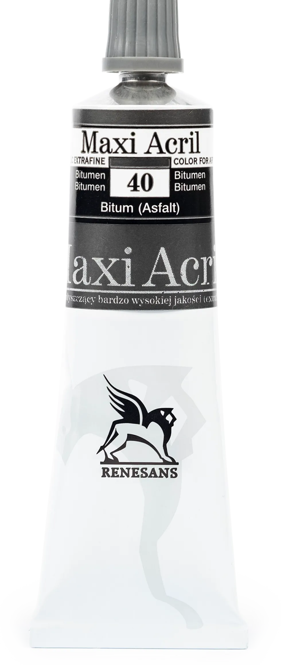 Farba akrylowa Maxi Acril - Renesans - 40, bitumen, 60 ml