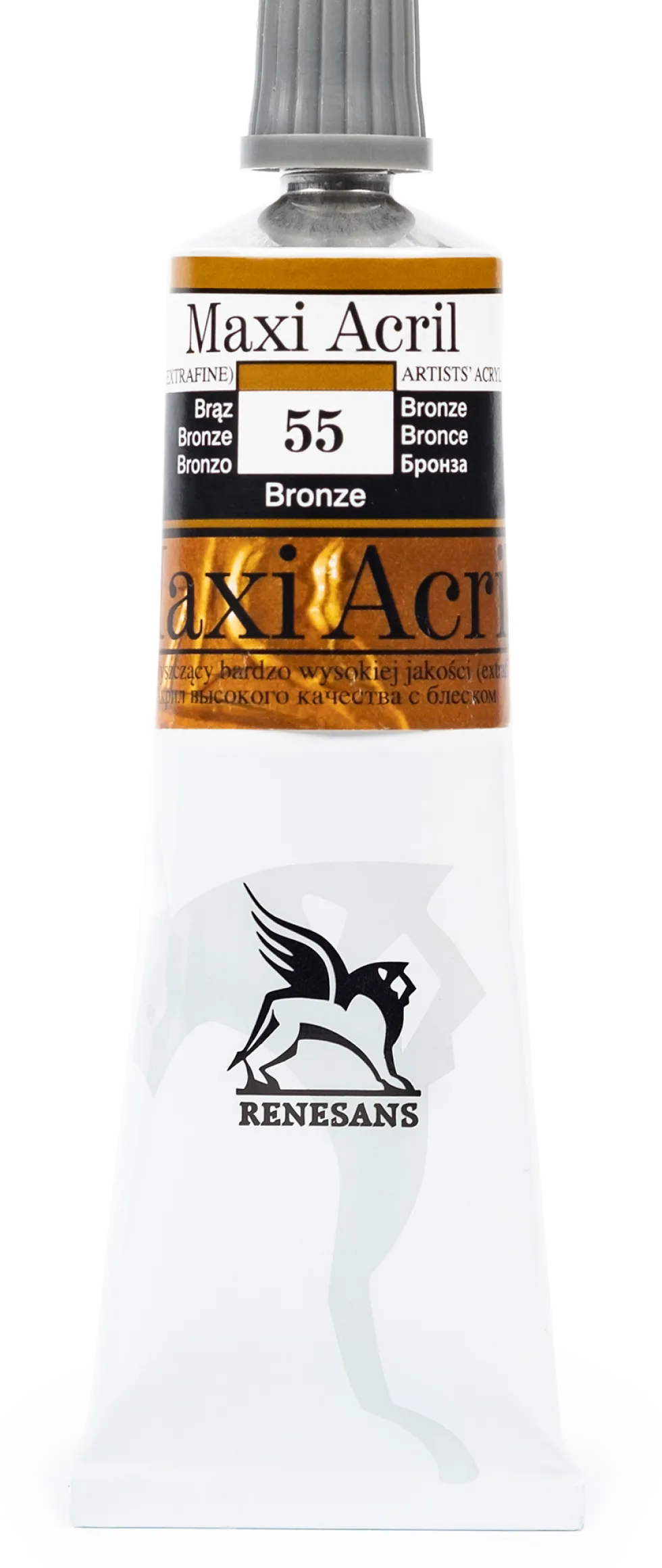 Farba akrylowa Maxi Acril - Renesans - 55, bronze, 60 ml