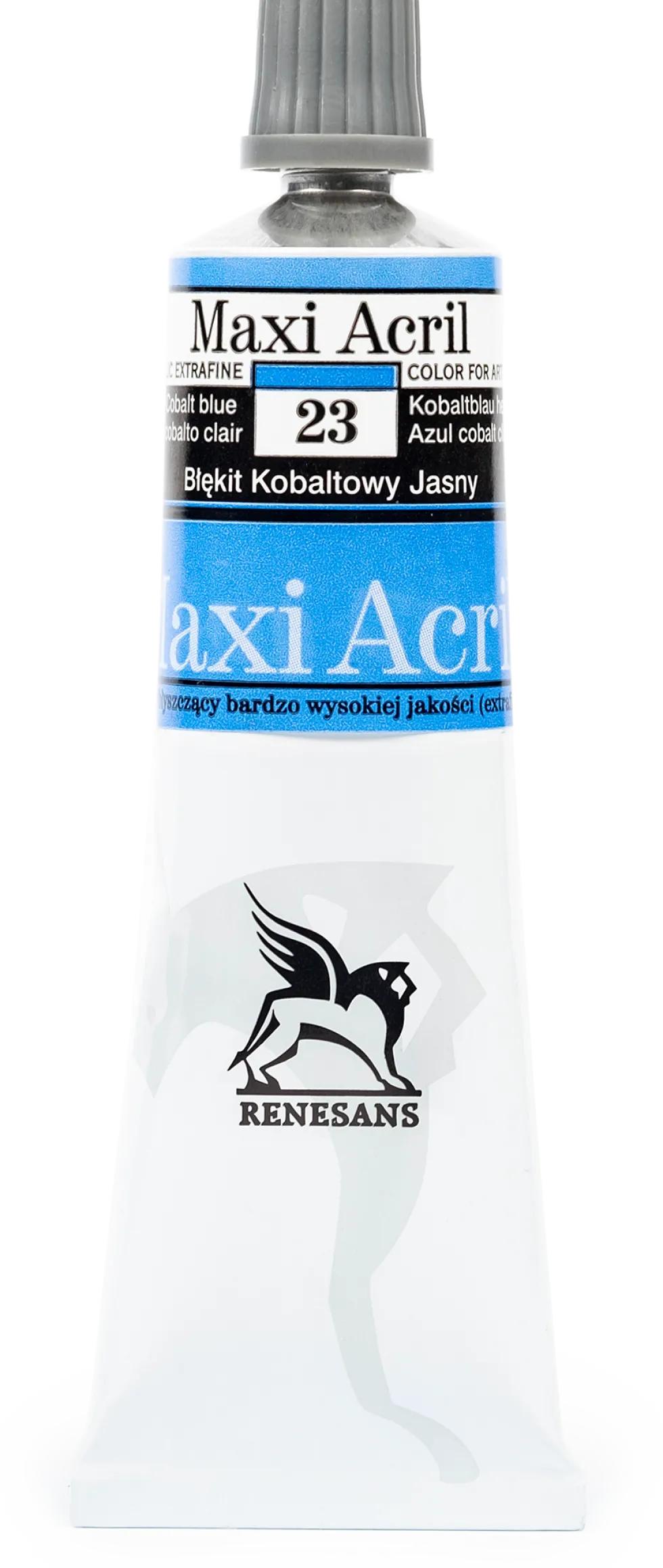 Farba akrylowa Maxi Acril - Renesans - 23, cobalt blue light, 60 ml