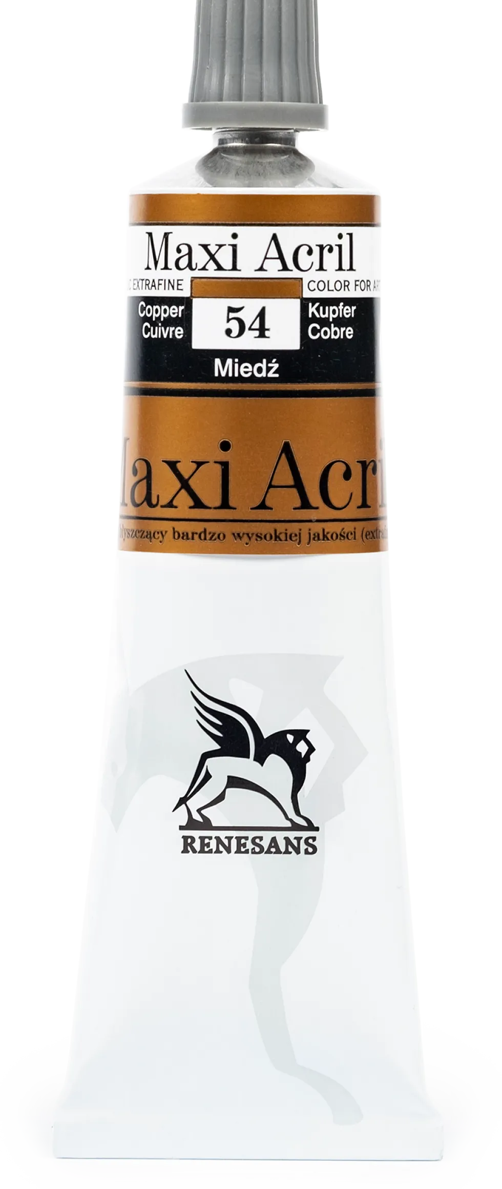 Farba akrylowa Maxi Acril - Renesans - 54, copper, 60 ml