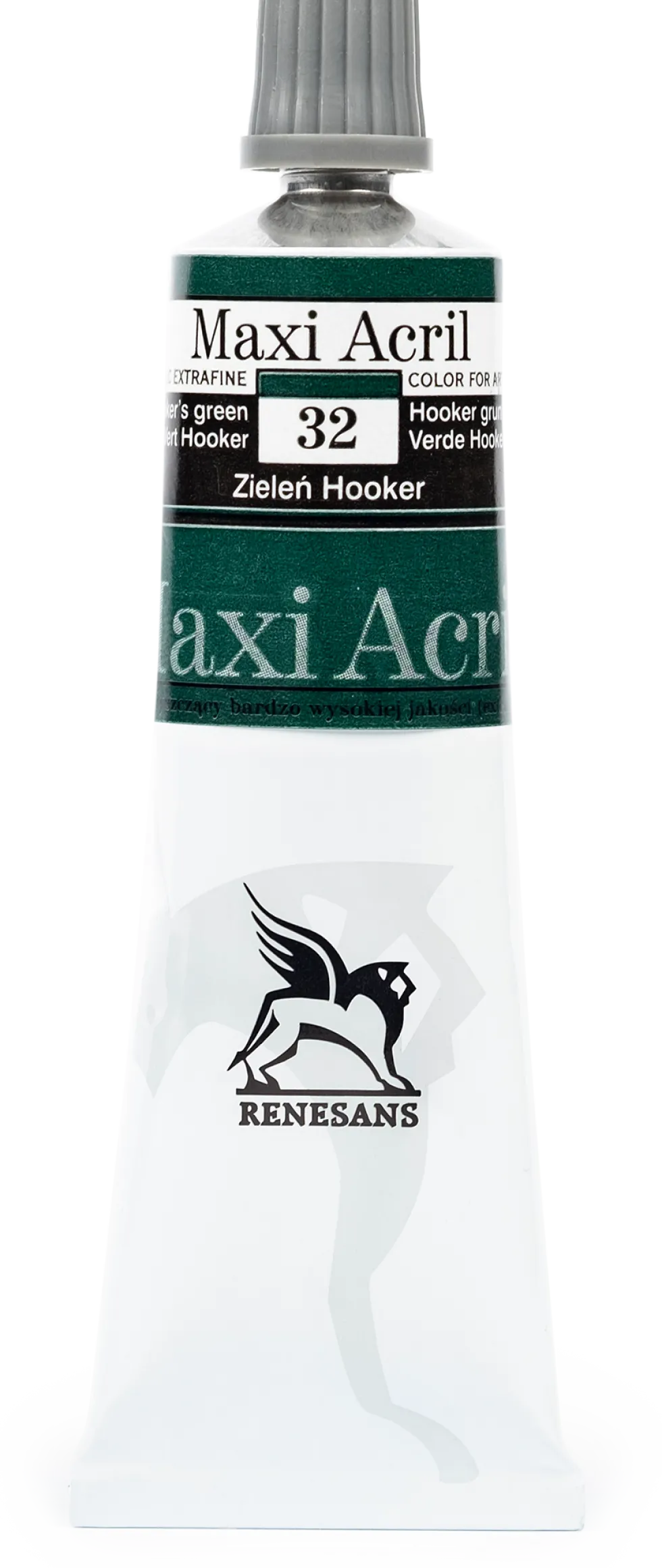 Farba akrylowa Maxi Acril - Renesans - 32, Hooker's green, 60 ml