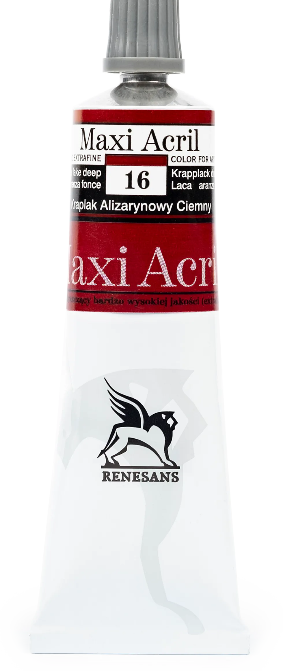 Farba akrylowa Maxi Acril - Renesans - 16, madder lake deep, 60 ml