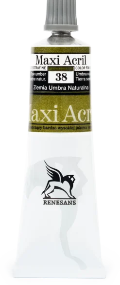 Farba akrylowa Maxi Acril - Renesans - 38, raw umber, 60 ml