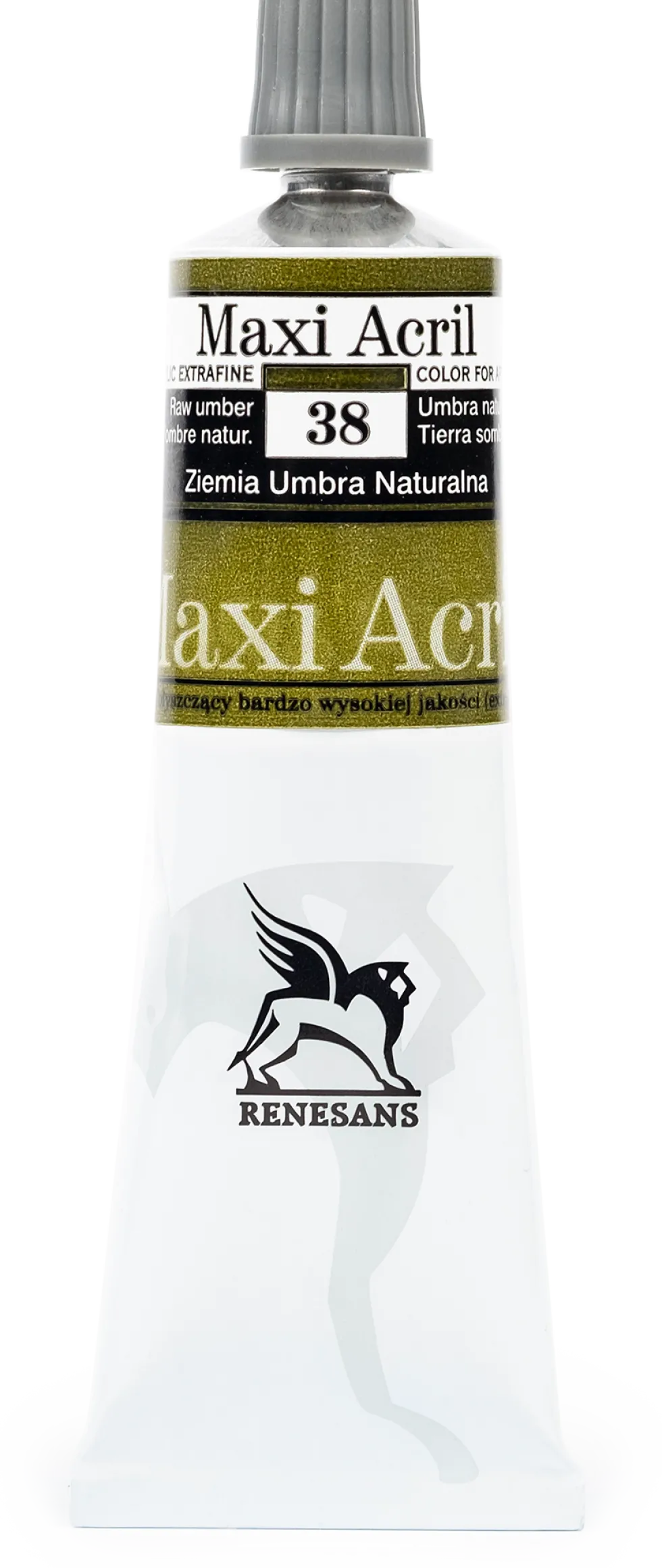 Farba akrylowa Maxi Acril - Renesans - 38, raw umber, 60 ml