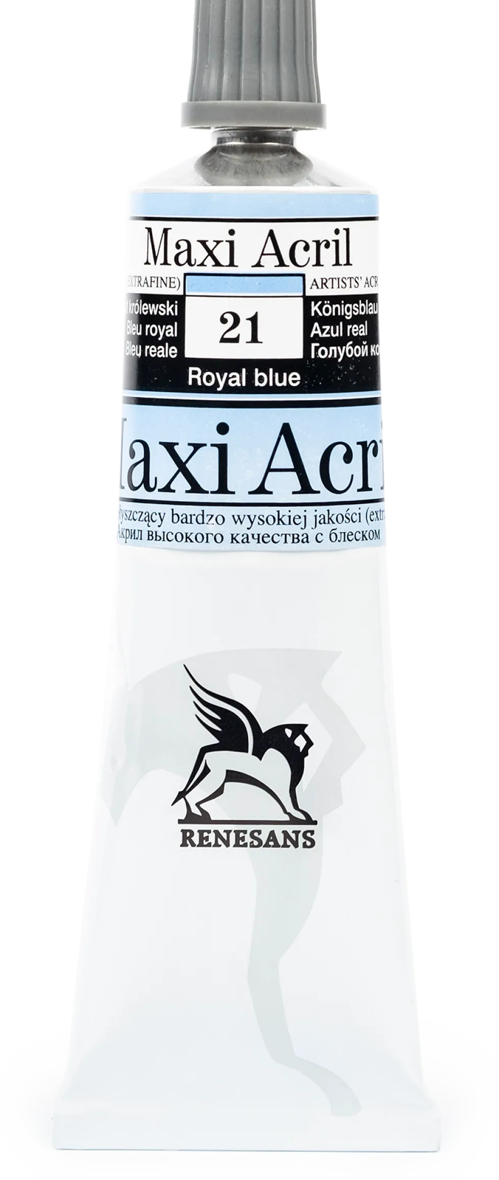 Farba akrylowa Maxi Acril - Renesans - 21, royal blue, 60 ml
