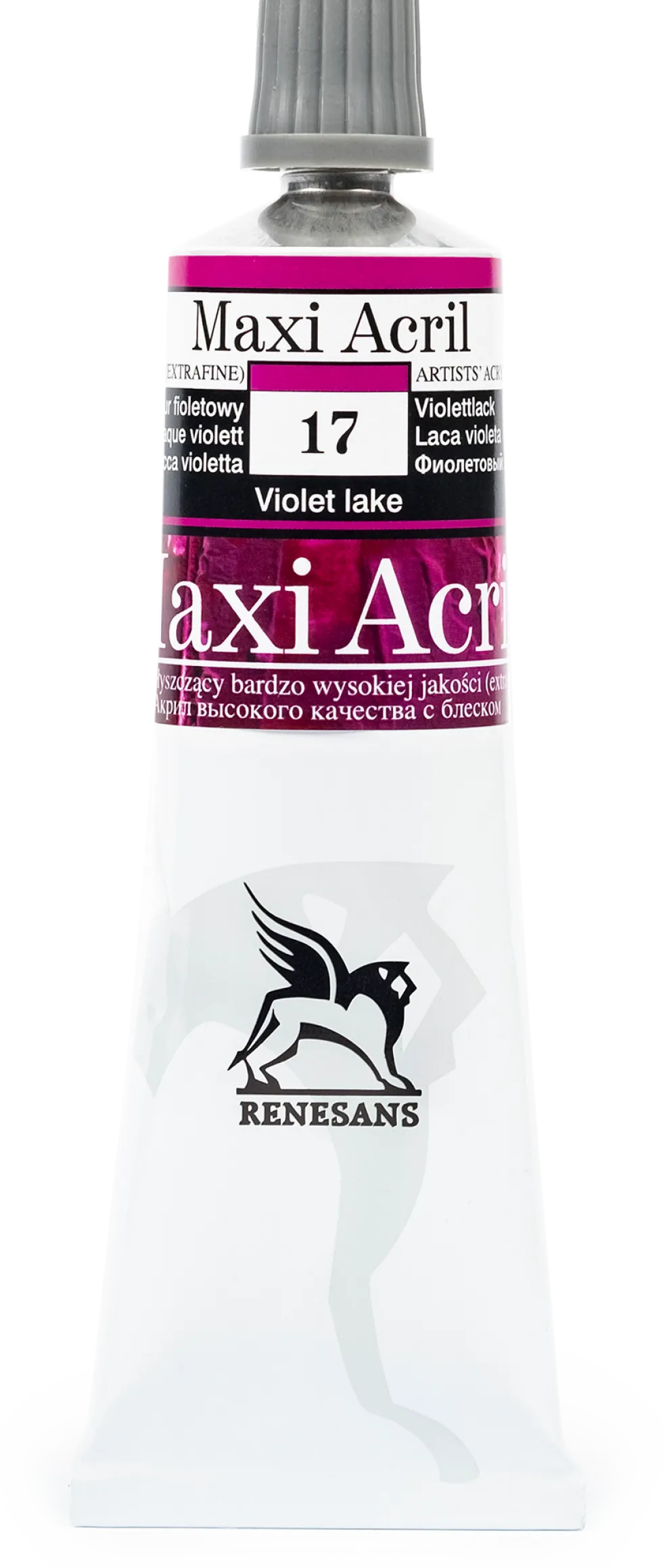 Farba akrylowa Maxi Acril - Renesans - 17, violet lake, 60 ml