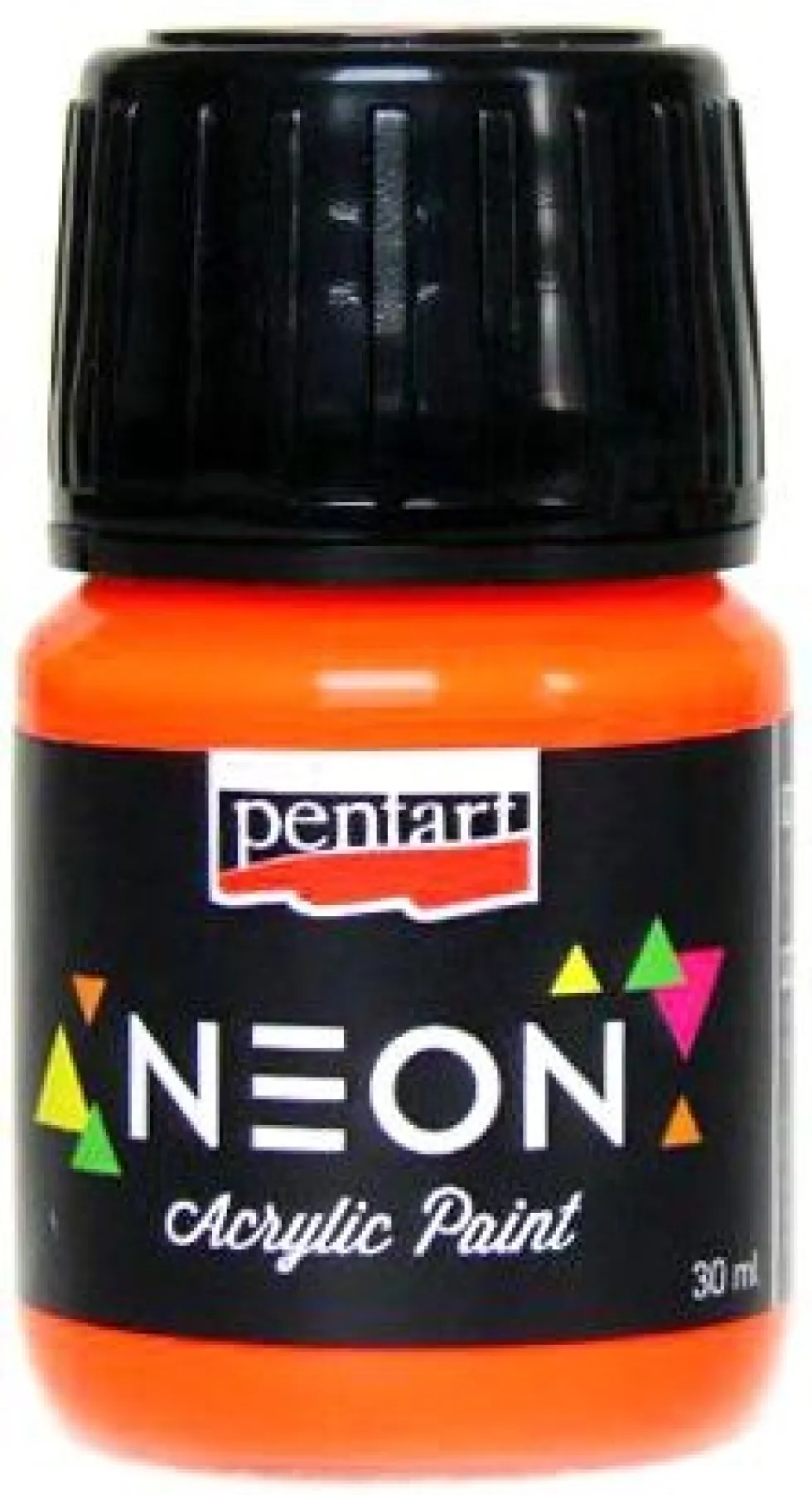 Farba akrylowa, neonowa - Pentart - pomarańczowa, 30 ml