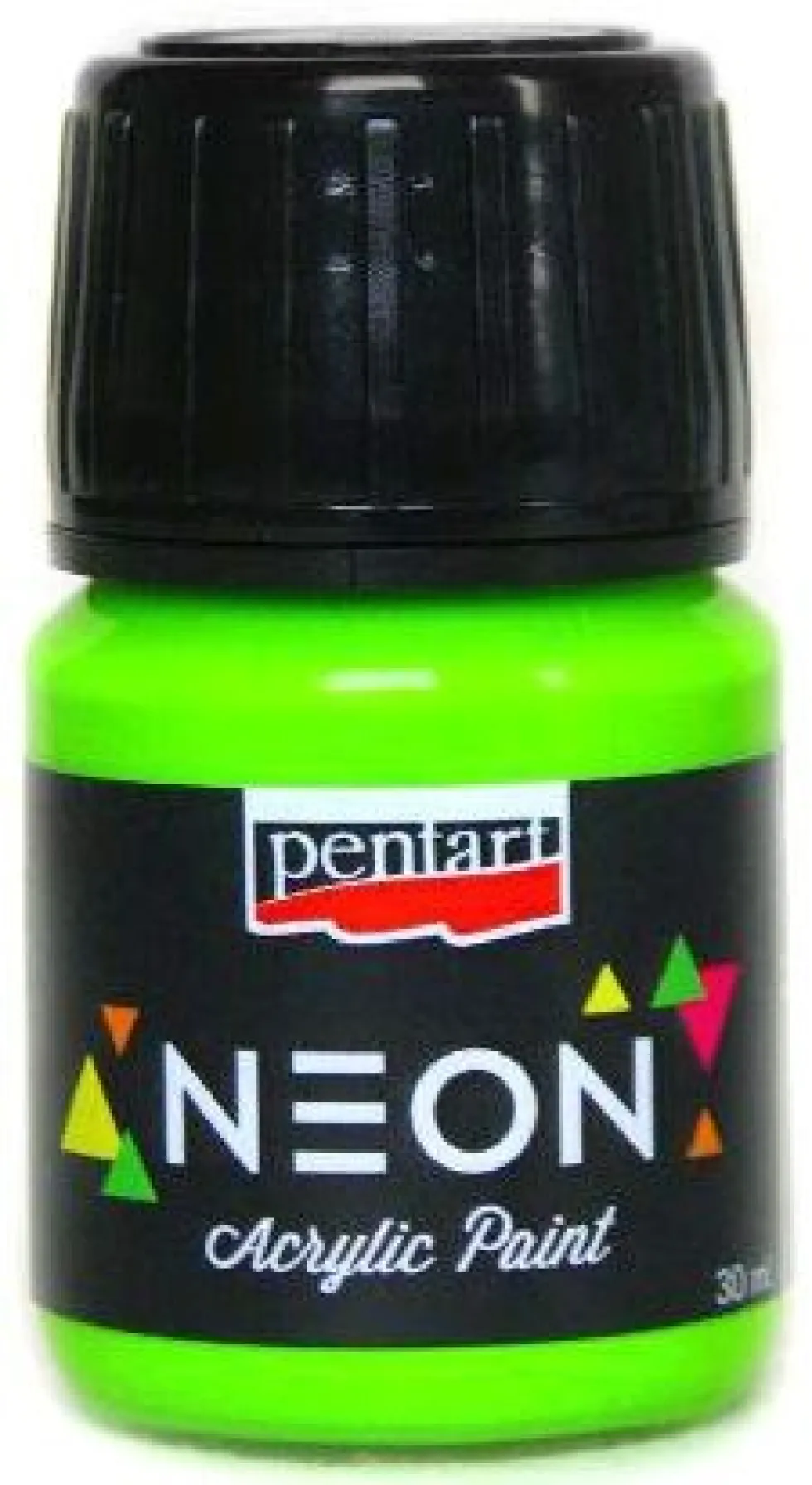 Farba akrylowa, neonowa - Pentart - zielona, 30 ml
