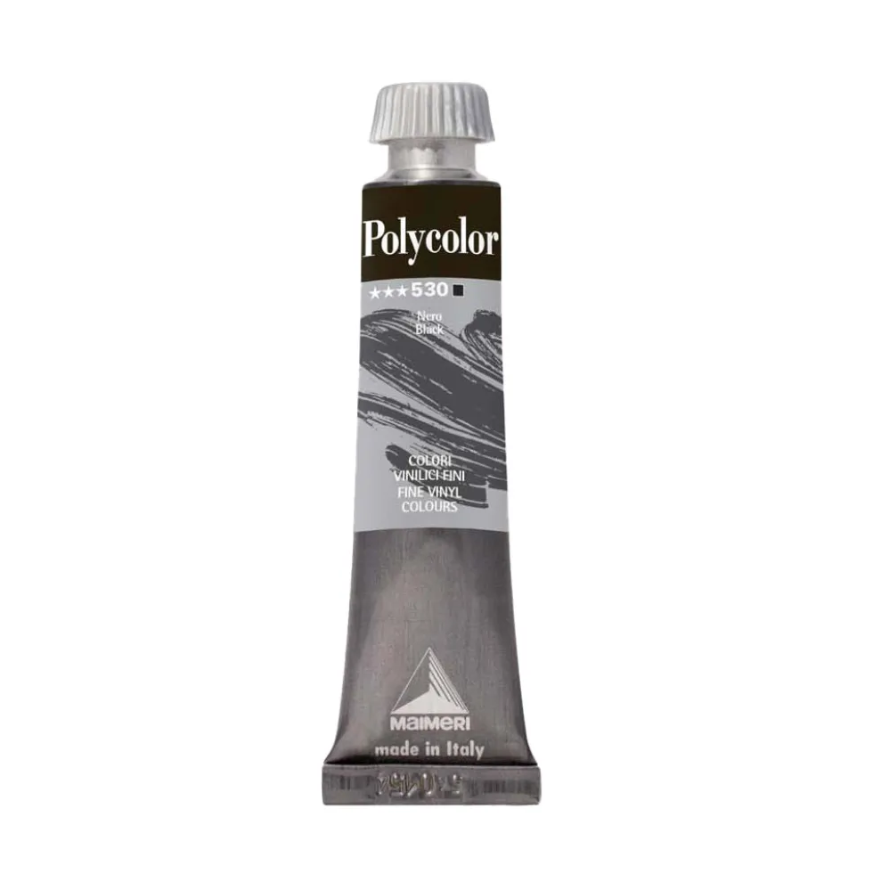 Farba akrylowa Polycolor - Maimeri - 530, Black, 20 ml