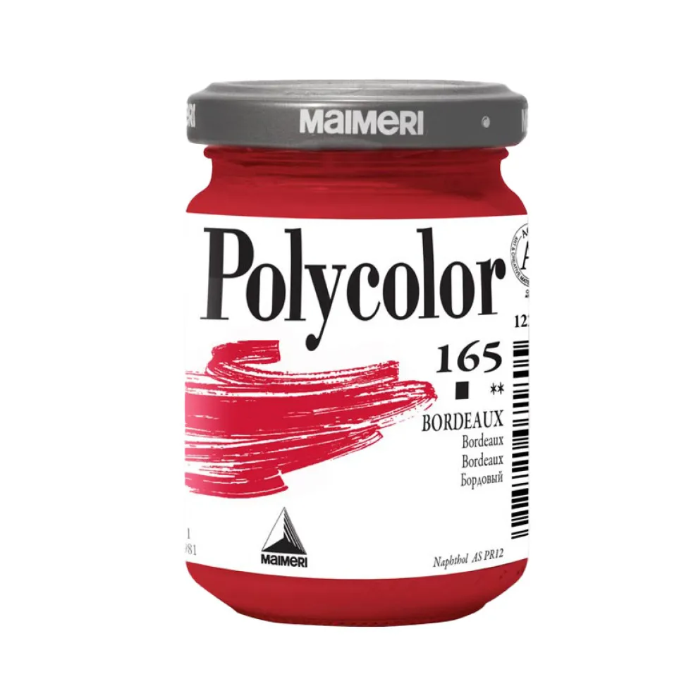 Farba akrylowa Polycolor - Maimeri - 165, Bordeaux, 140 ml
