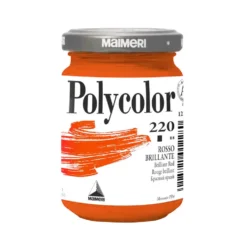 Farba akrylowa Polycolor - Maimeri - 220, Brilliant Red, 140 ml