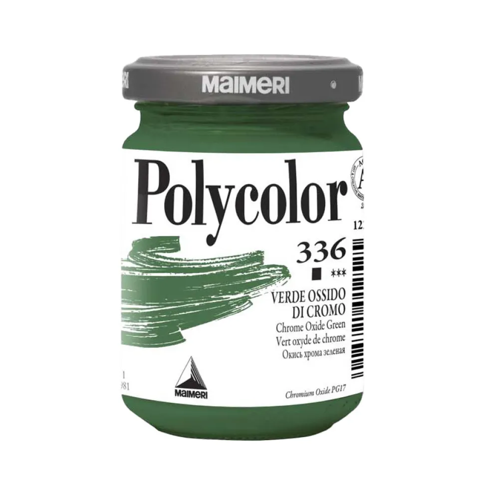 Farba akrylowa Polycolor - Maimeri - 336, Chrome Oxide Green, 140 ml
