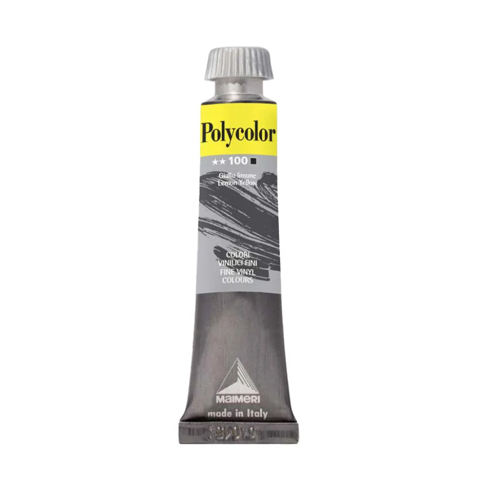 Farba akrylowa Polycolor - Maimeri - 100, Lemon Yellow, 20 ml