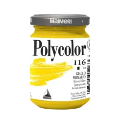 Farba akrylowa Polycolor - Maimeri - 116, Primary Yellow, 140 ml