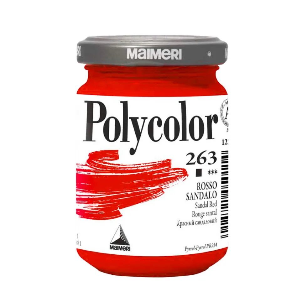 Farba akrylowa Polycolor - Maimeri - 263, Sandal Red, 140 ml