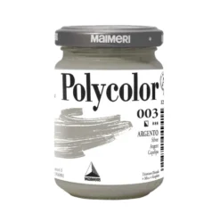 Farba akrylowa Polycolor - Maimeri - 003, Silver, 140 ml