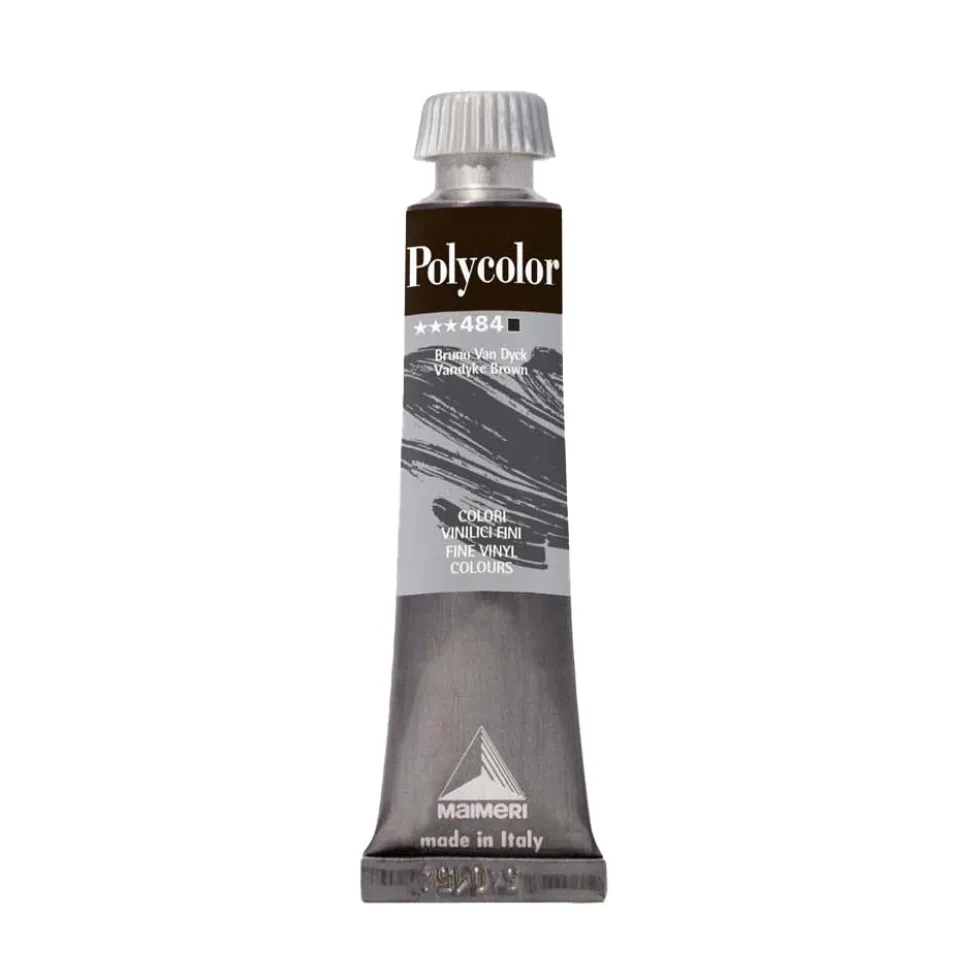Farba akrylowa Polycolor - Maimeri - 484, Vandyke Brown, 20 ml