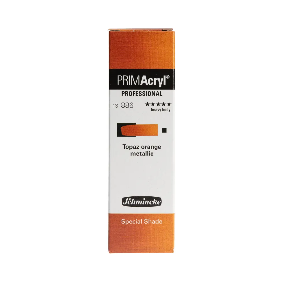 Farba akrylowa PRIMAcryl - Schmincke - 886 Topaz Orange Metallic 35 ml