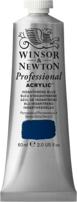 Farba akrylowa Professional Acrylic - Winsor & Newton - Indanthrene Blue, 60 ml