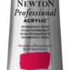 Farba akrylowa Professional Acrylic - Winsor & Newton - Permanent Rose Quinacridone, 60 ml