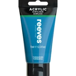Farba akrylowa - Reeves - Deep Turquoise, 75 ml