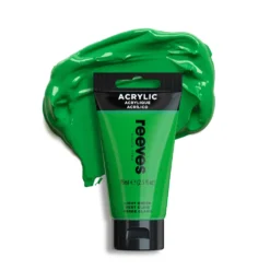 Farba akrylowa - Reeves - Light Green, 75 ml