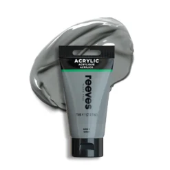 Farba akrylowa - Reeves - Medium Grey, 75 ml