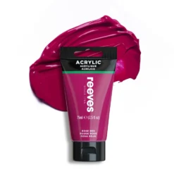 Farba akrylowa - Reeves - Rose Red, 75 ml