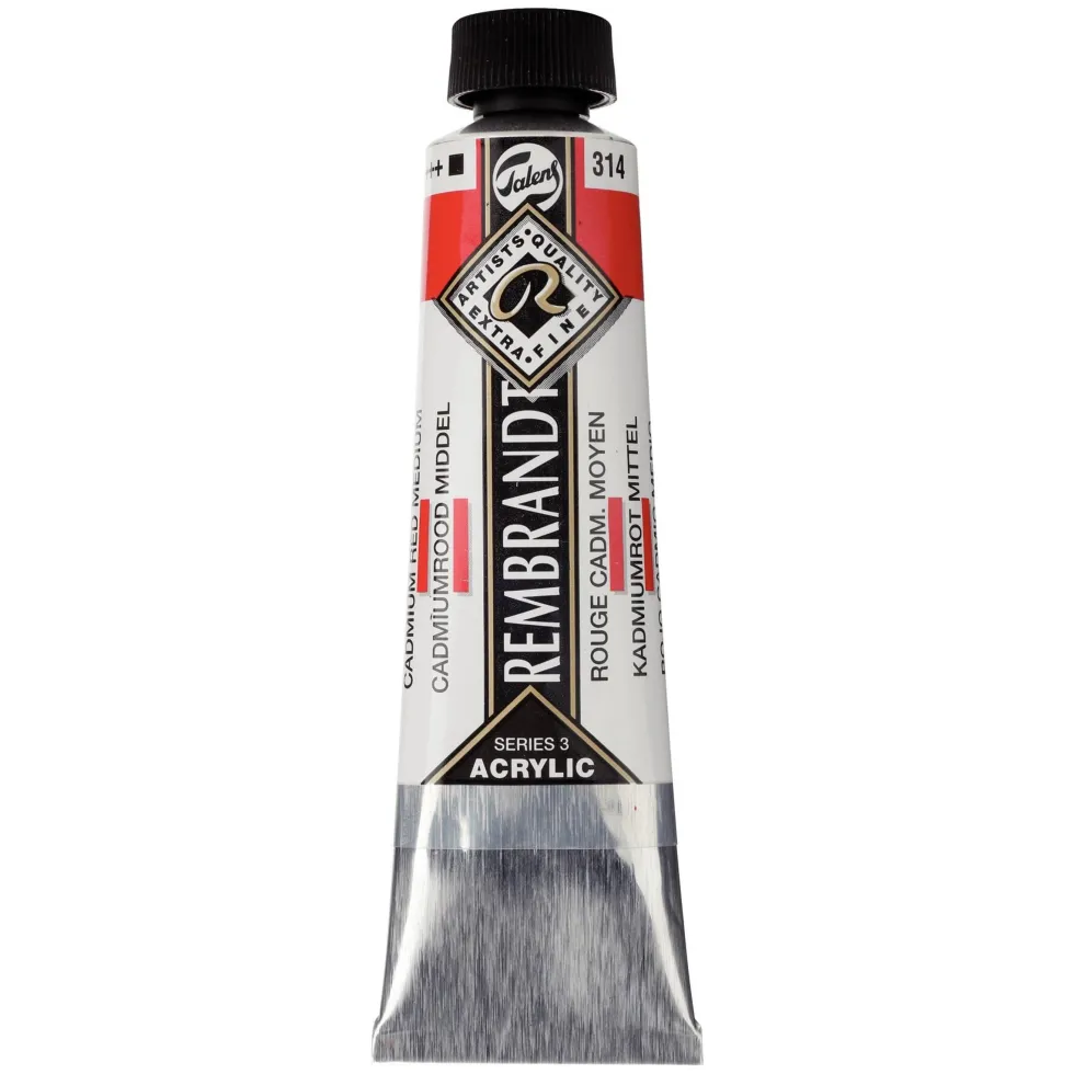 Farba akrylowa - Rembrandt - Cadmium Red Medium, 40 ml