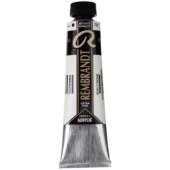 Farba akrylowa - Rembrandt - Ivory Black, 40 ml