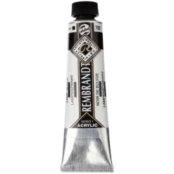 Farba akrylowa - Rembrandt - Lamp Black, 40 ml